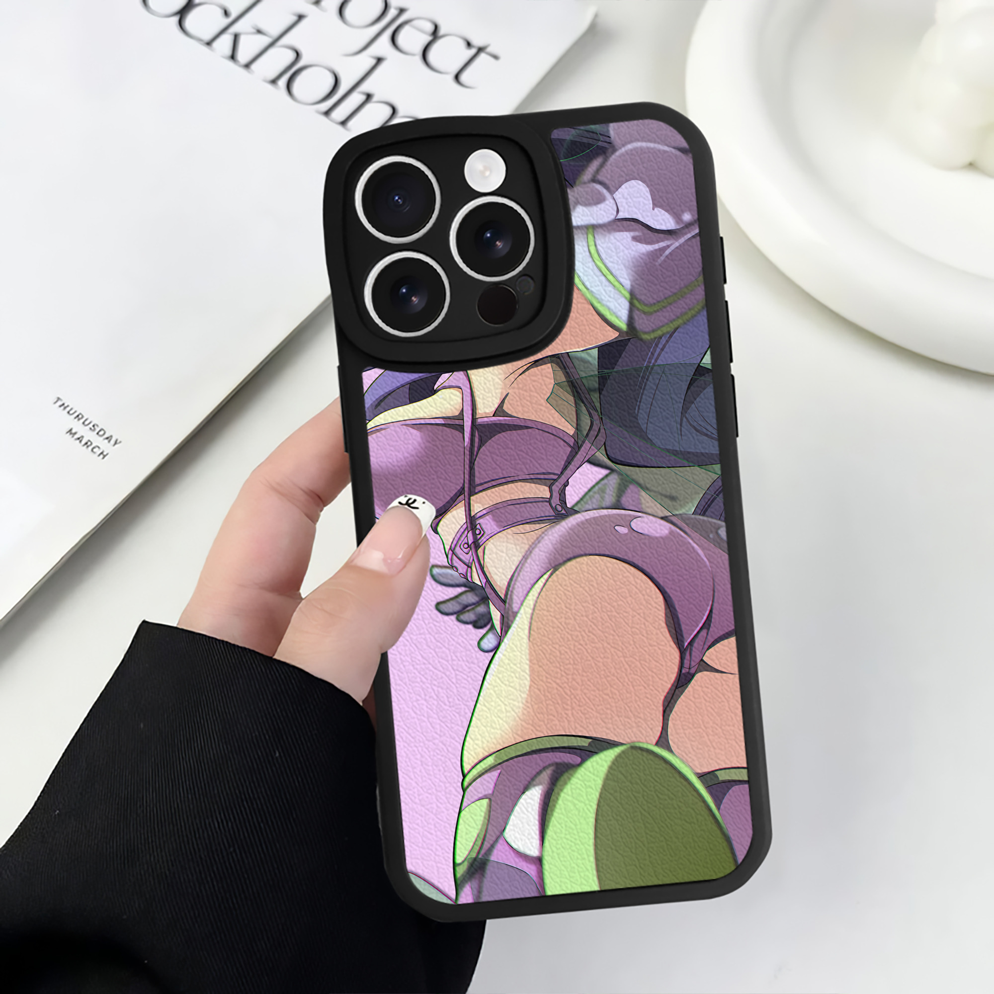 （画像用） Digimon デジタルモンスター/デジモン 【iPhone 16シリーズ対応】シリコンスマホケース（レザー調） 材質：シリコン